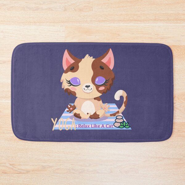 Item preview, Yoga: Relax Like A Cat Yoga Design for the cat and yoga lovers you know designed and sold by tranquilbeach.