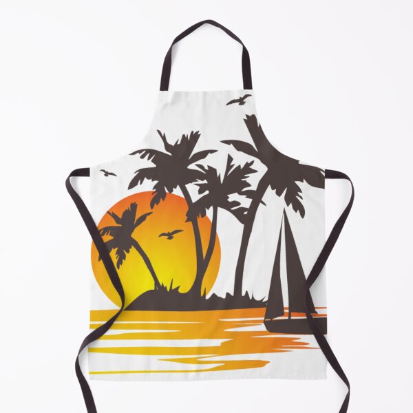 Item preview, Sunshine Beach Coconut Trees Graphic Spring Vacation Tee Tops designed and sold by Davidnft.