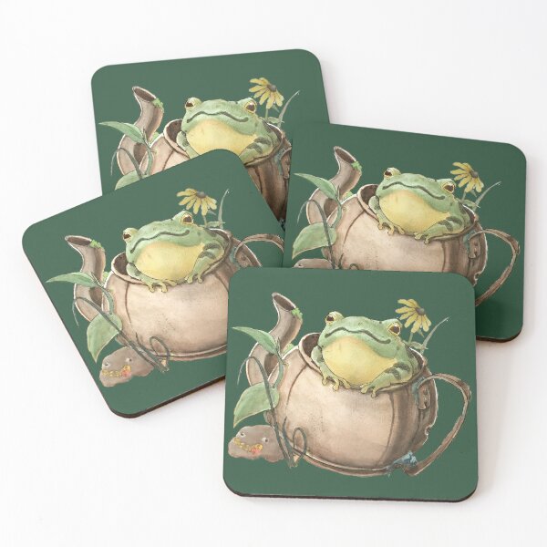 Item preview, Froggy in a Teapot - George Washington - Over The Garden Wall Frog designed and sold by Faerin.paints.
