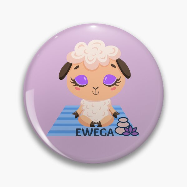 Item preview, Ewega Baby Sheep Easy Pose Yoga Design for farm animal lovers and yoga lovers you know. designed and sold by tranquilbeach.