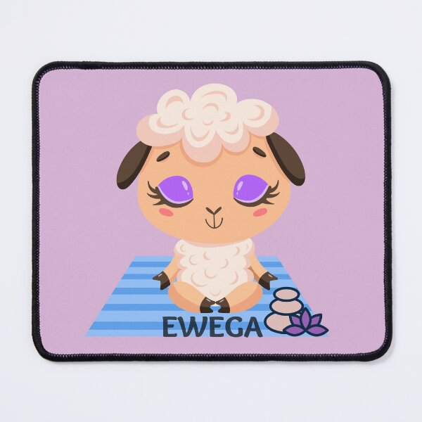 Item preview, Ewega Baby Sheep Easy Pose Yoga Design for farm animal lovers and yoga lovers you know. designed and sold by tranquilbeach.