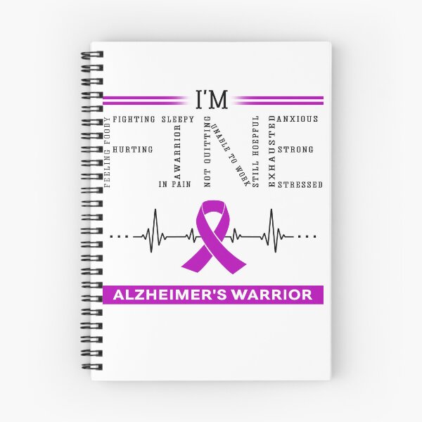 Item preview, I'm Fine Alzheimer's Warrior Support Alzheimer's Awareness Gifts designed and sold by rechardtee.