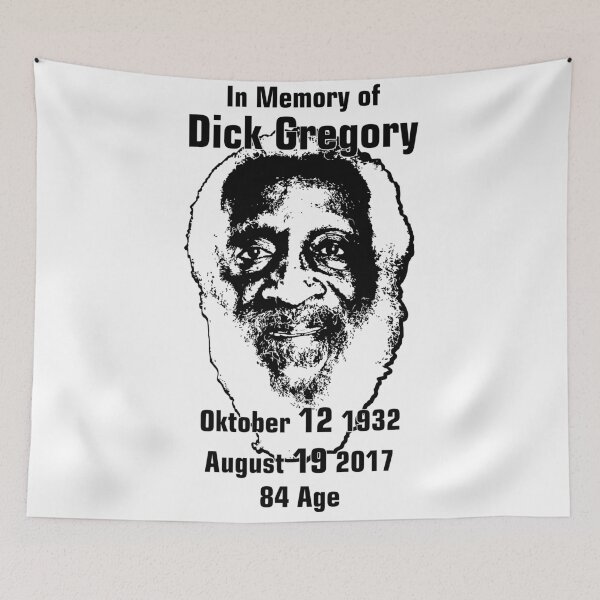 Item preview, In memory of Dick Gregory designed and sold by Delpieroo.