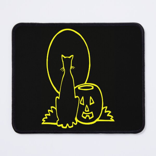 Item preview, Halloween Cat Yellow designed and sold by NewTopDesign.