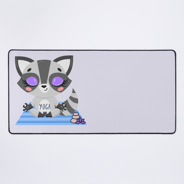 Item preview, Raccoon Easy Pose Yoga design for the raccoon and yoga lovers you know designed and sold by tranquilbeach.