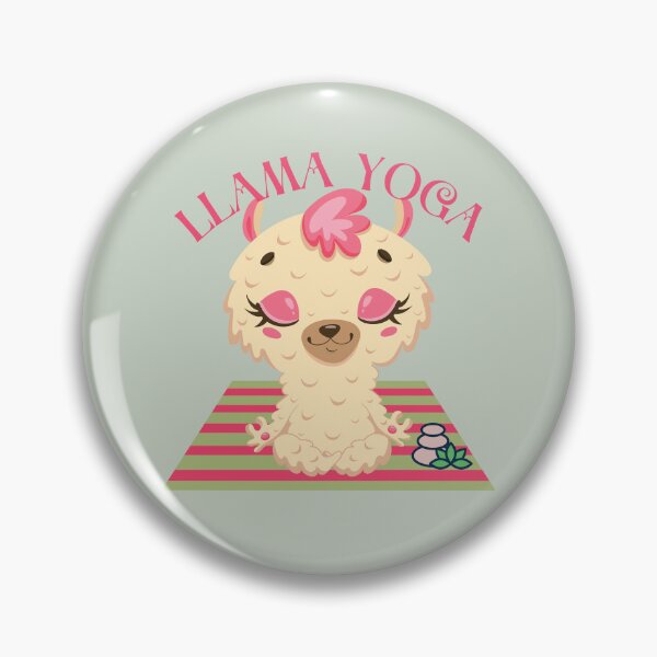 Item preview, Llama Yoga Baby Llama Easy Yoga Design for wild animal and yoga lovers  designed and sold by tranquilbeach.