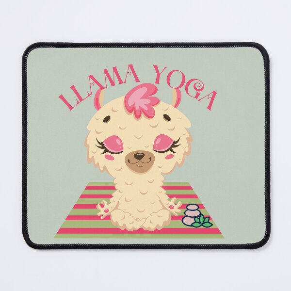 Item preview, Llama Yoga Baby Llama Easy Yoga Design for wild animal and yoga lovers designed and sold by tranquilbeach.