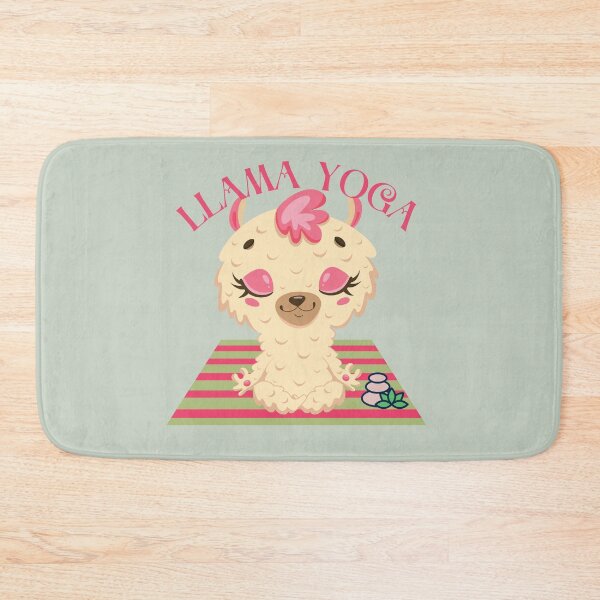 Item preview, Llama Yoga Baby Llama Easy Yoga Design for wild animal and yoga lovers  designed and sold by tranquilbeach.