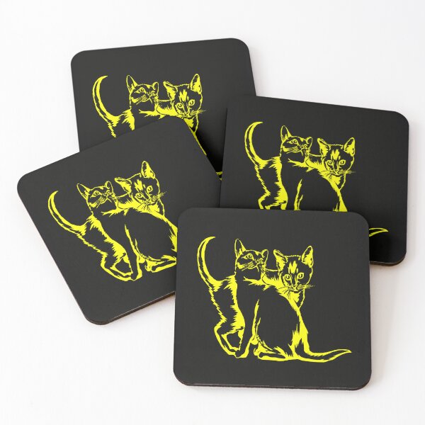 Item preview,  Kitten And Cat Yellow designed and sold by NewTopDesign.