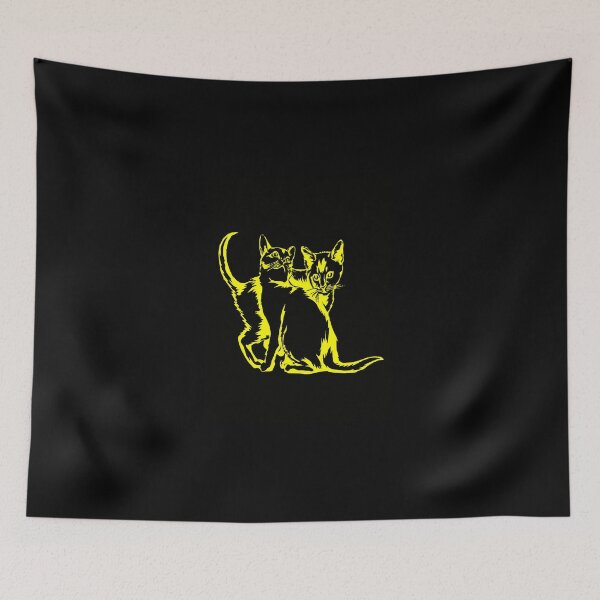 Item preview,  Kitten And Cat Yellow designed and sold by NewTopDesign.