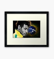 Neymar Da Silva Framed Print