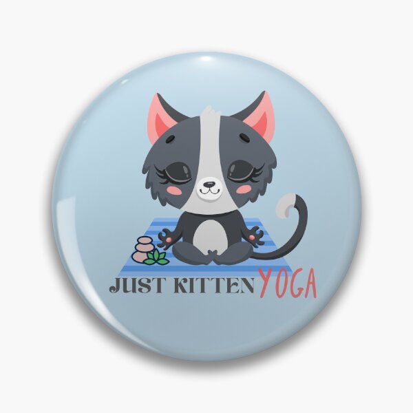Item preview, Just Kitten Yoga Design for the cat and yoga lovers you know designed and sold by tranquilbeach.