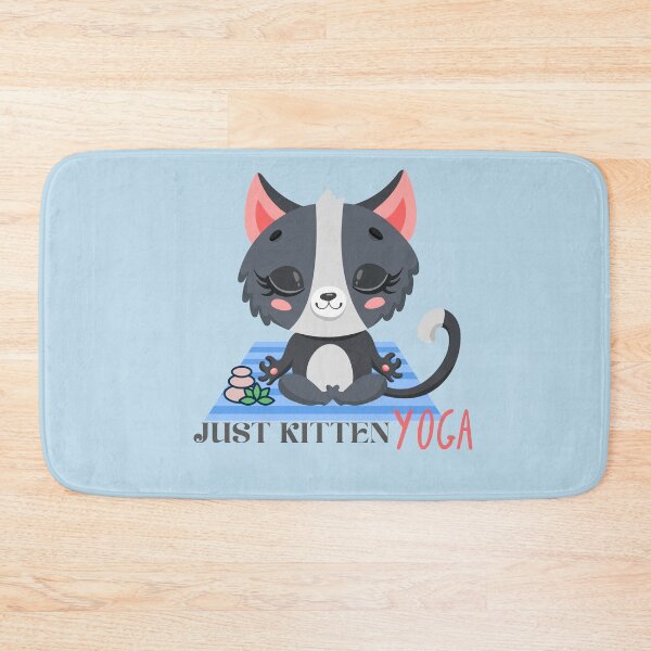 Item preview, Just Kitten Yoga Design for the cat and yoga lovers you know designed and sold by tranquilbeach.