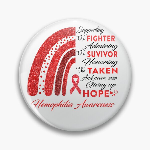 Item preview, Hemophilia Warrior Supporting Fighter  Awareness designed and sold by Gillosina.