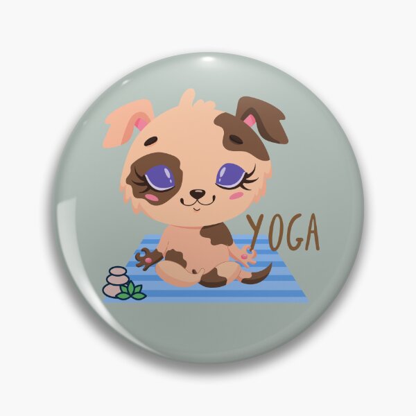 Item preview, Spotted Dog Yoga Design for puppy dog and yoga lovers in your life.  designed and sold by tranquilbeach.