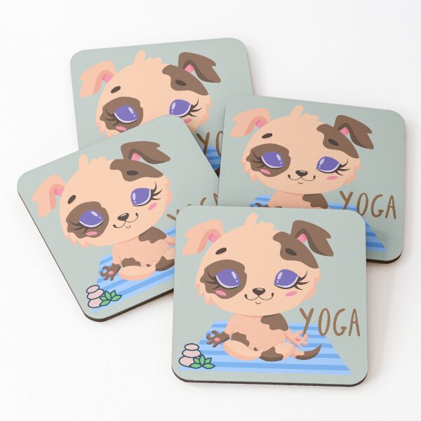 Item preview, Spotted Dog Yoga Design for puppy dog and yoga lovers in your life.  designed and sold by tranquilbeach.