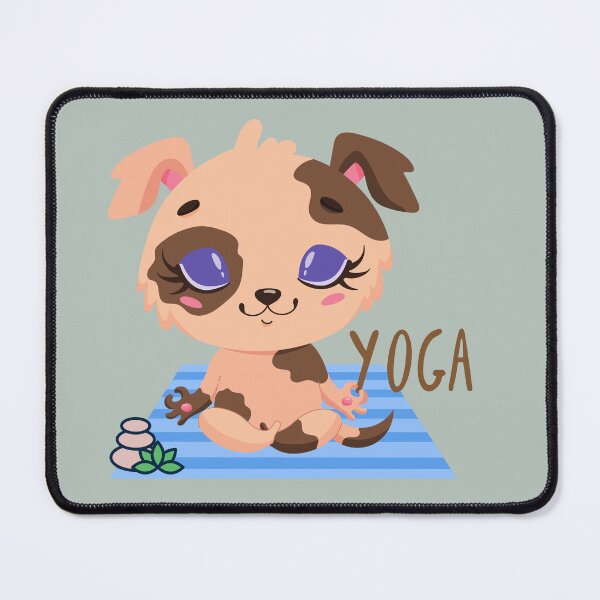 Item preview, Spotted Dog Yoga Design for puppy dog and yoga lovers in your life. designed and sold by tranquilbeach.