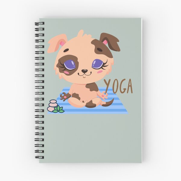 Item preview, Spotted Dog Yoga Design for puppy dog and yoga lovers in your life.  designed and sold by tranquilbeach.