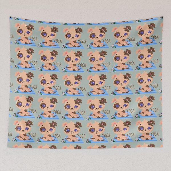 Item preview, Spotted Dog Yoga Design for puppy dog and yoga lovers in your life.  designed and sold by tranquilbeach.