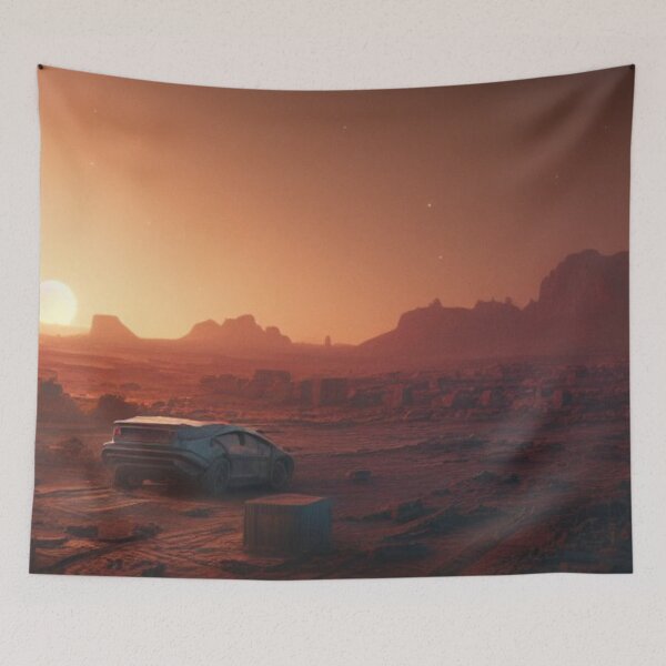 Item preview, A lonely Drive on Mars designed and sold by GreenStardust.
