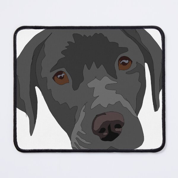 Item preview, Dark grey lab puppy designed and sold by LeahcarsArt.
