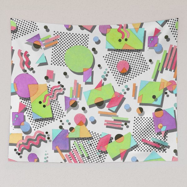 Item preview, Retro 80s Geometric designed and sold by PatriciaSheaDesigns.