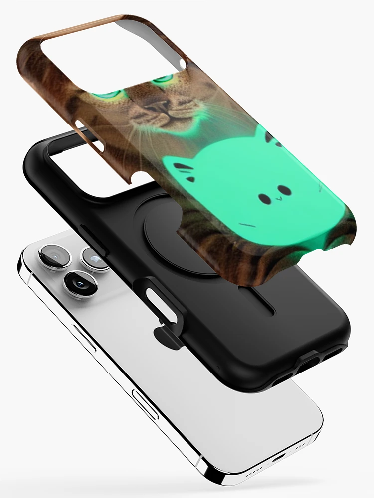 Thumbnail 2 of 4, iPhone Case, Contemplative Cat designed and sold by TiltedCode.