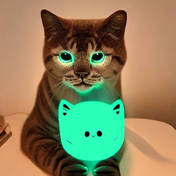 Artwork thumbnail, Contemplative Cat by TiltedCode