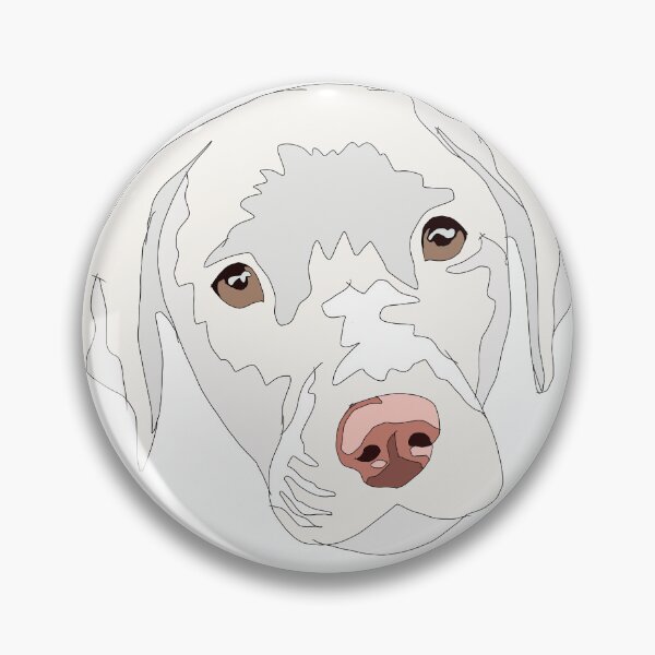 Item preview, White lab puppy designed and sold by LeahcarsArt.