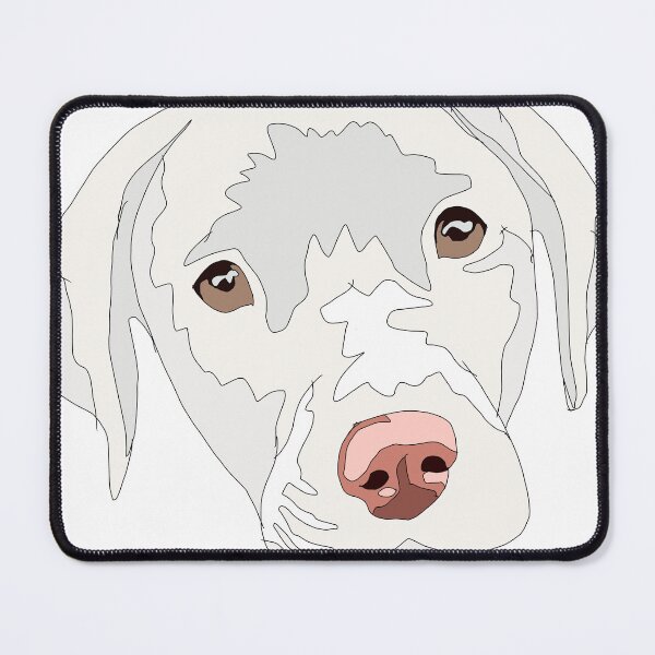 Item preview, White lab puppy designed and sold by LeahcarsArt.