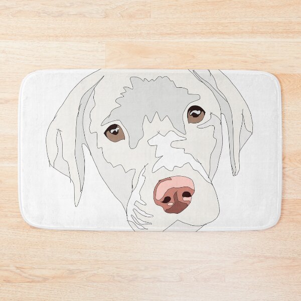 Item preview, White lab puppy designed and sold by LeahcarsArt.