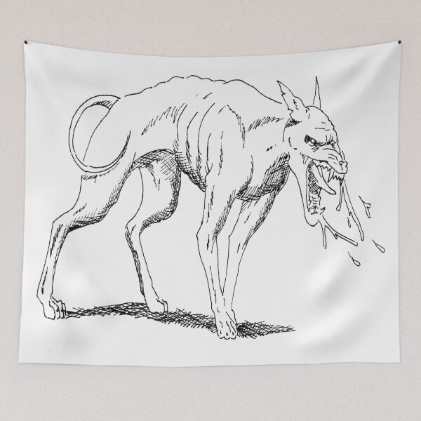 Item preview, Snarling Leucrocuta designed and sold by Rapunculus.
