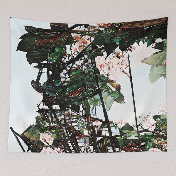 Item preview, Abstract Floral Wreath-AI Floral Art designed and sold by BioDigital-Jazz.