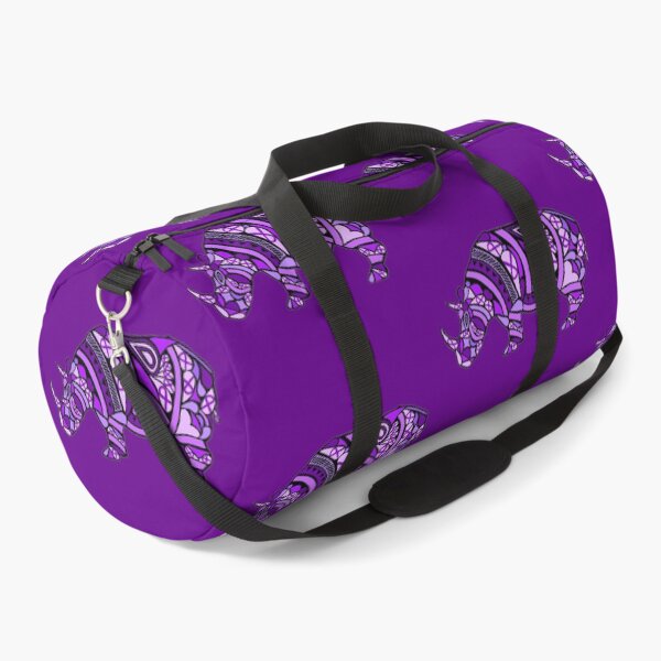 Item preview, Purple Awareness Ribbon Rhinoceros Mandala  designed and sold by CaitlynConnor.