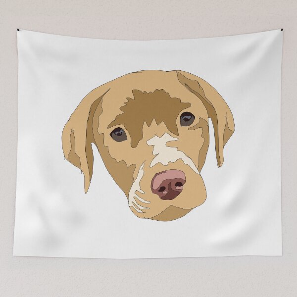 Item preview, Copy of Yellow lab puppy designed and sold by LeahcarsArt.