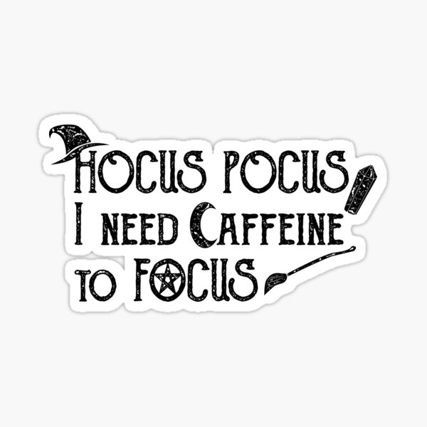 Item preview, Hocus Pocus I need Caffeine to Focus - Pastel designed and sold by Good Merch.