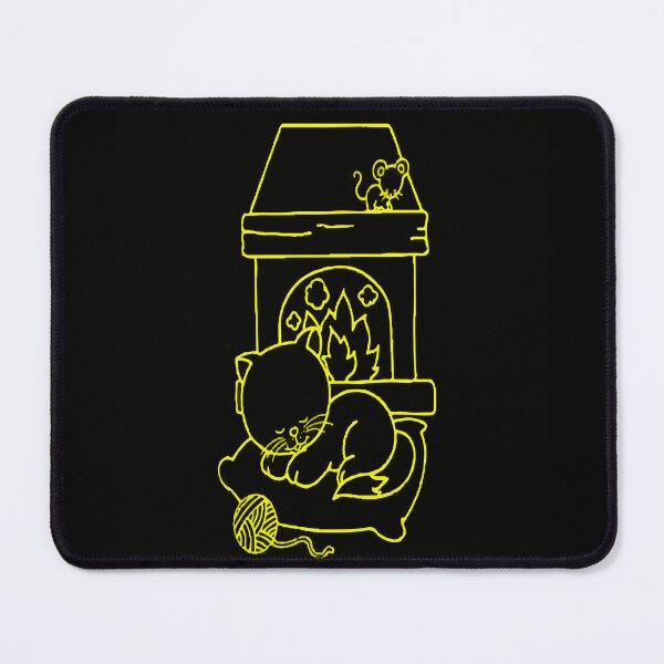 Item preview, Sleeping Cat Yellow designed and sold by NewTopDesign.