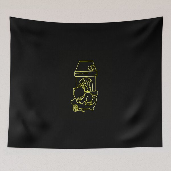 Item preview, Sleeping Cat Yellow designed and sold by NewTopDesign.