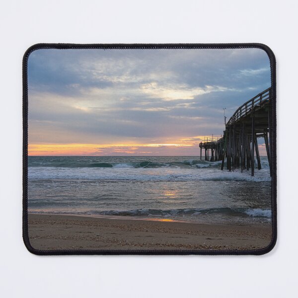 Item preview, Sunrise at Wooden Fishing Pier designed and sold by ShorelineImages.