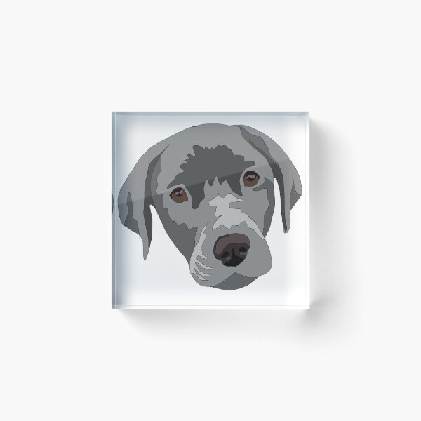 Item preview, Copy of Dark grey lab puppy designed and sold by LeahcarsArt.