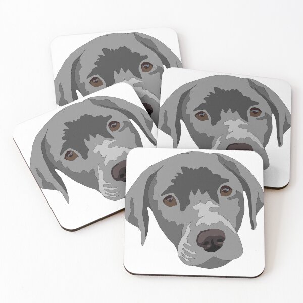 Item preview, Copy of Dark grey lab puppy designed and sold by LeahcarsArt.