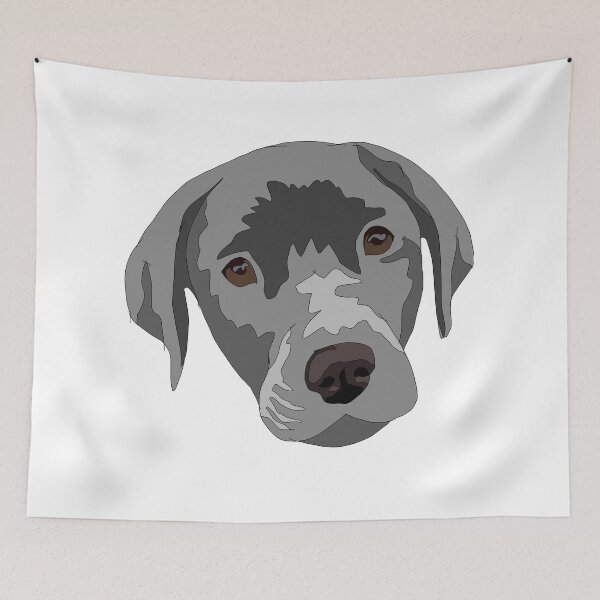 Item preview, Copy of Dark grey lab puppy designed and sold by LeahcarsArt.