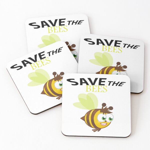 Item preview, Save the bees shits, save the bees phone cases, save the bees hats, save the bees shower curtain, save the bees backpack  designed and sold by Poussyarts.