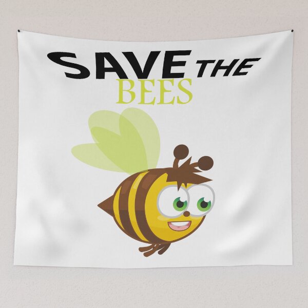 Artikelvorschau, Rette die Scheiße der Bienen, rette die Handyhüllen der Bienen, rette die Hüte der Bienen, rette den Duschvorhang der Bienen, rette den Rucksack der Bienen entworfen und verkauft von Poussyarts.