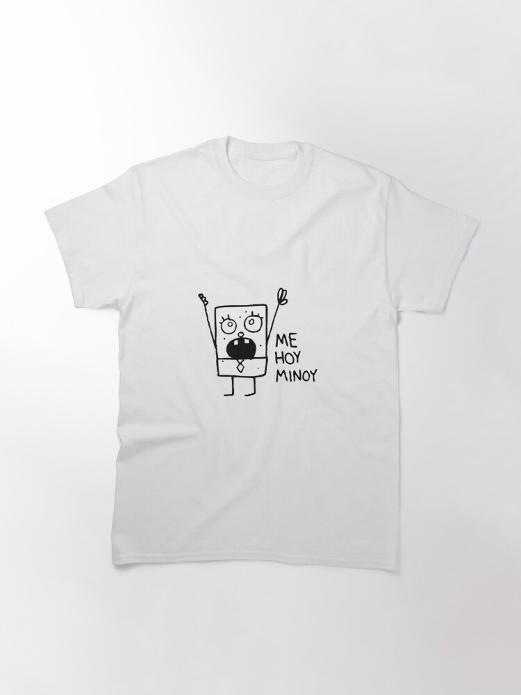 Imagen 3 de 7, Camiseta clásica con la obra Me Hoy Minoy Meme de Bob Esponja, diseñada y vendida por indieguo.
