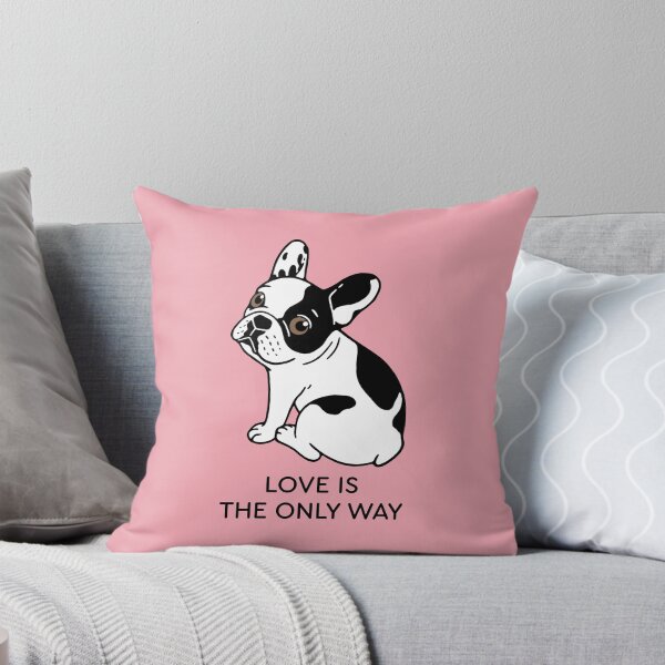 Item preview, Cute Frenchie knows love is the only way  designed and sold by Chee Sim.