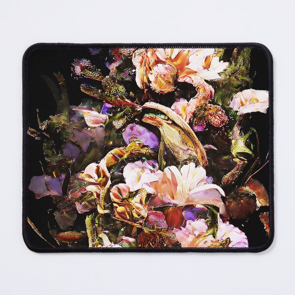 Item preview, Winding Floral Tower-AI Floral Art designed and sold by BioDigital-Jazz.