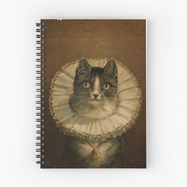 Item preview, Tabby Cat in Elizabethan Lace Collar Print designed and sold by Elizabeth Szkirpan.