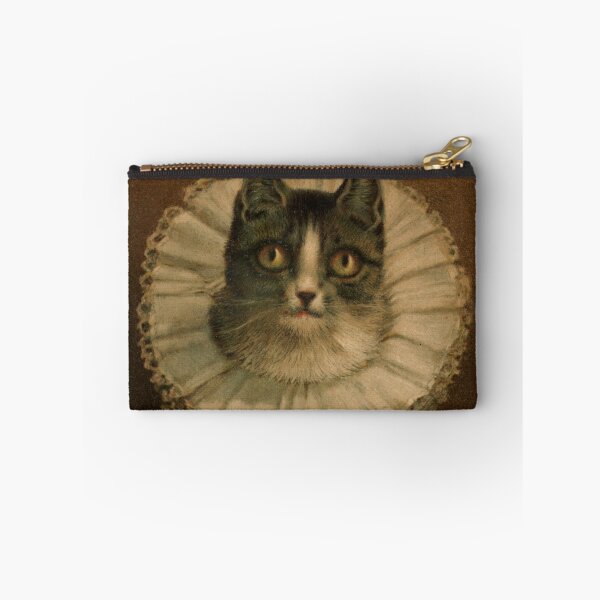 Item preview, Tabby Cat in Elizabethan Lace Collar Print designed and sold by Elizabeth Szkirpan.
