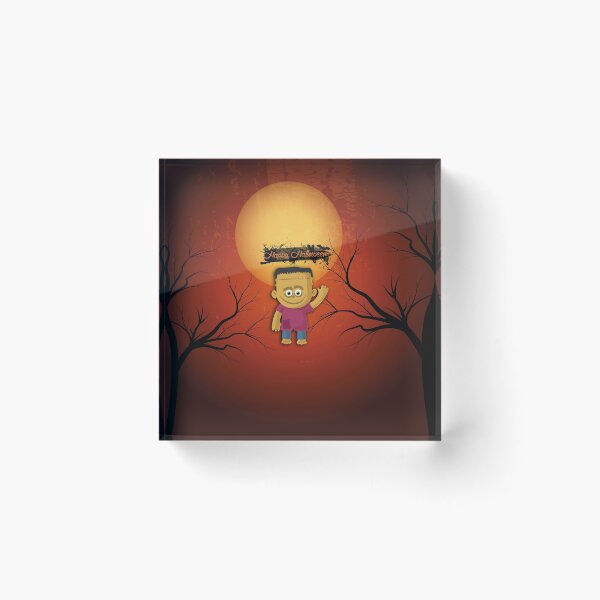 Item preview, Frankenstein Happy Halloween designed and sold by Delpieroo.